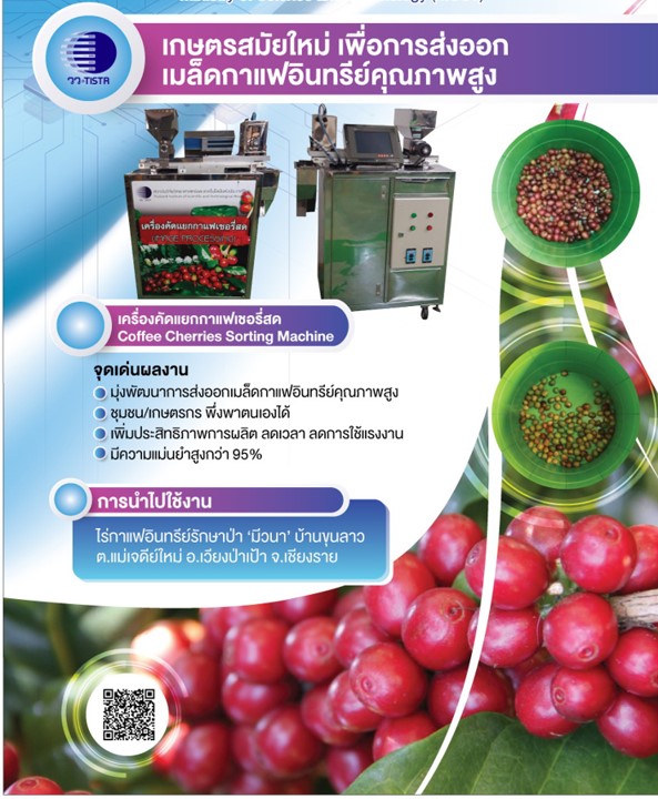 เครื่องคัดแยกกาแฟเชอรี่สด