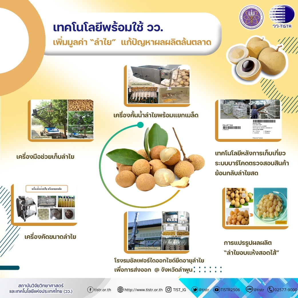 เทคโนโลยีเพิ่มมูลค่าลำไย