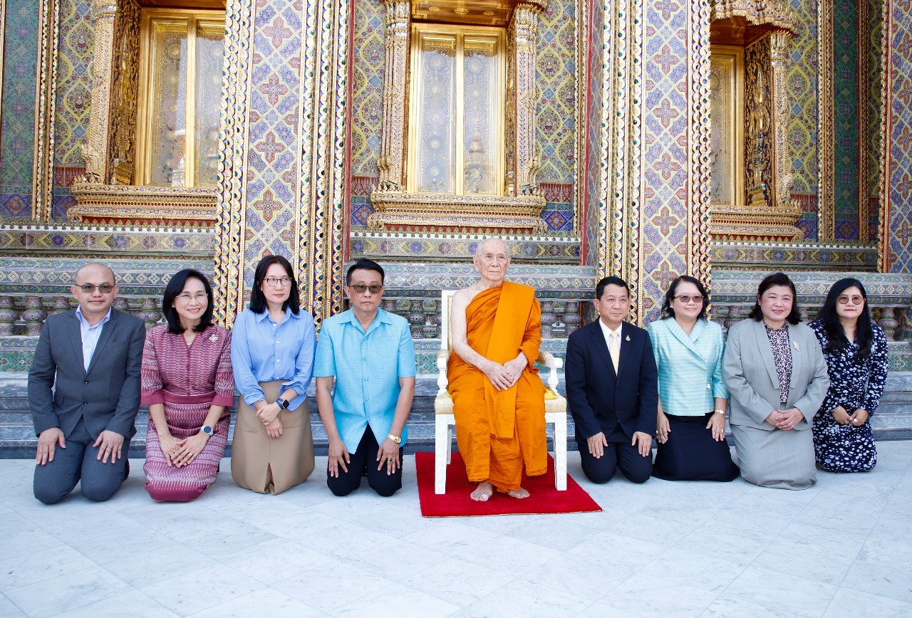 วว. ร่วมถวายผลงานวิจัย ชุดสีกระเบื้องวัดราชบพิธสถิตมหาสีมาราม อนุรักษ์ศิลปวัฒนธรรมไทย